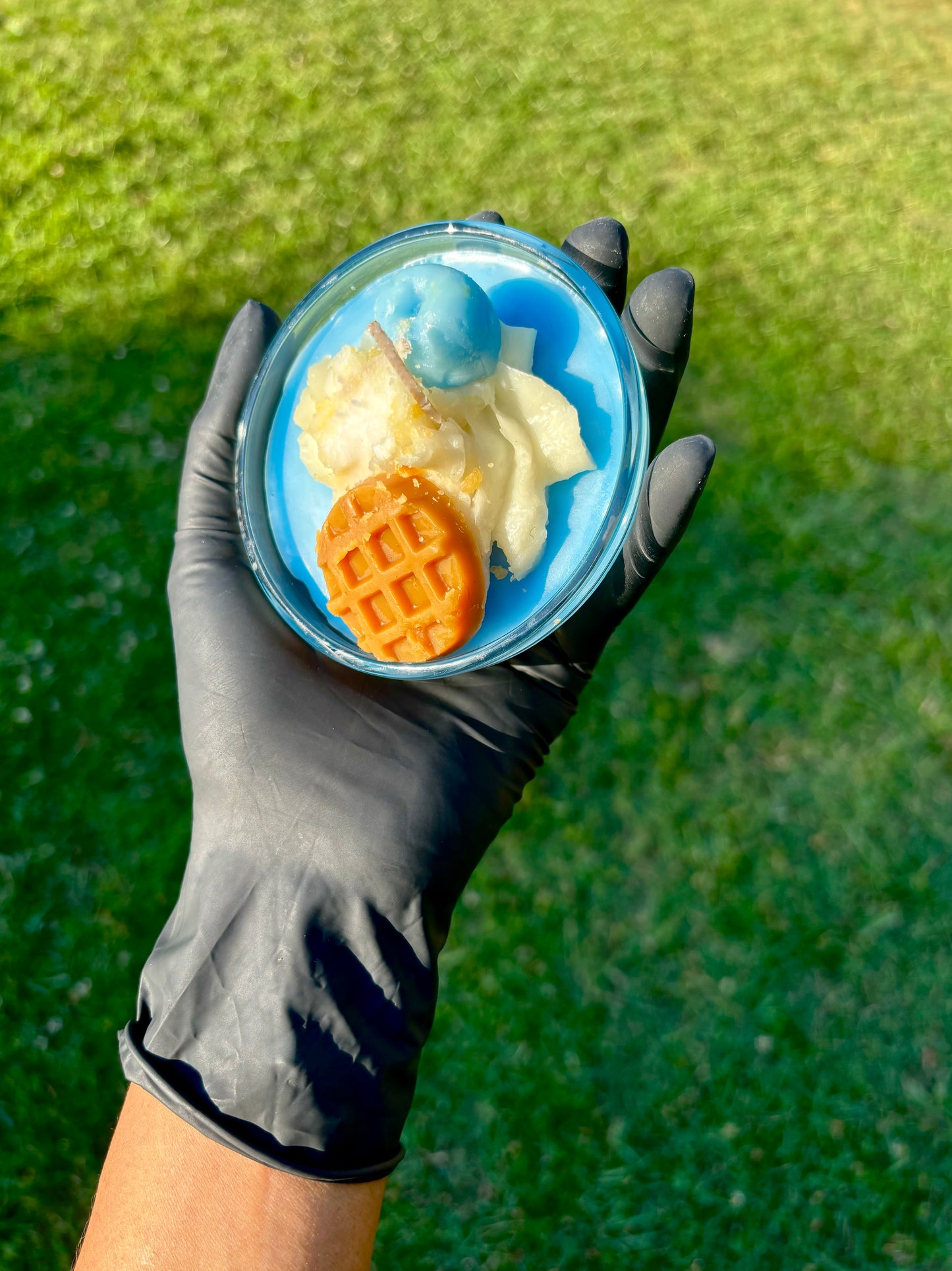 Mini Blueberry Waffle