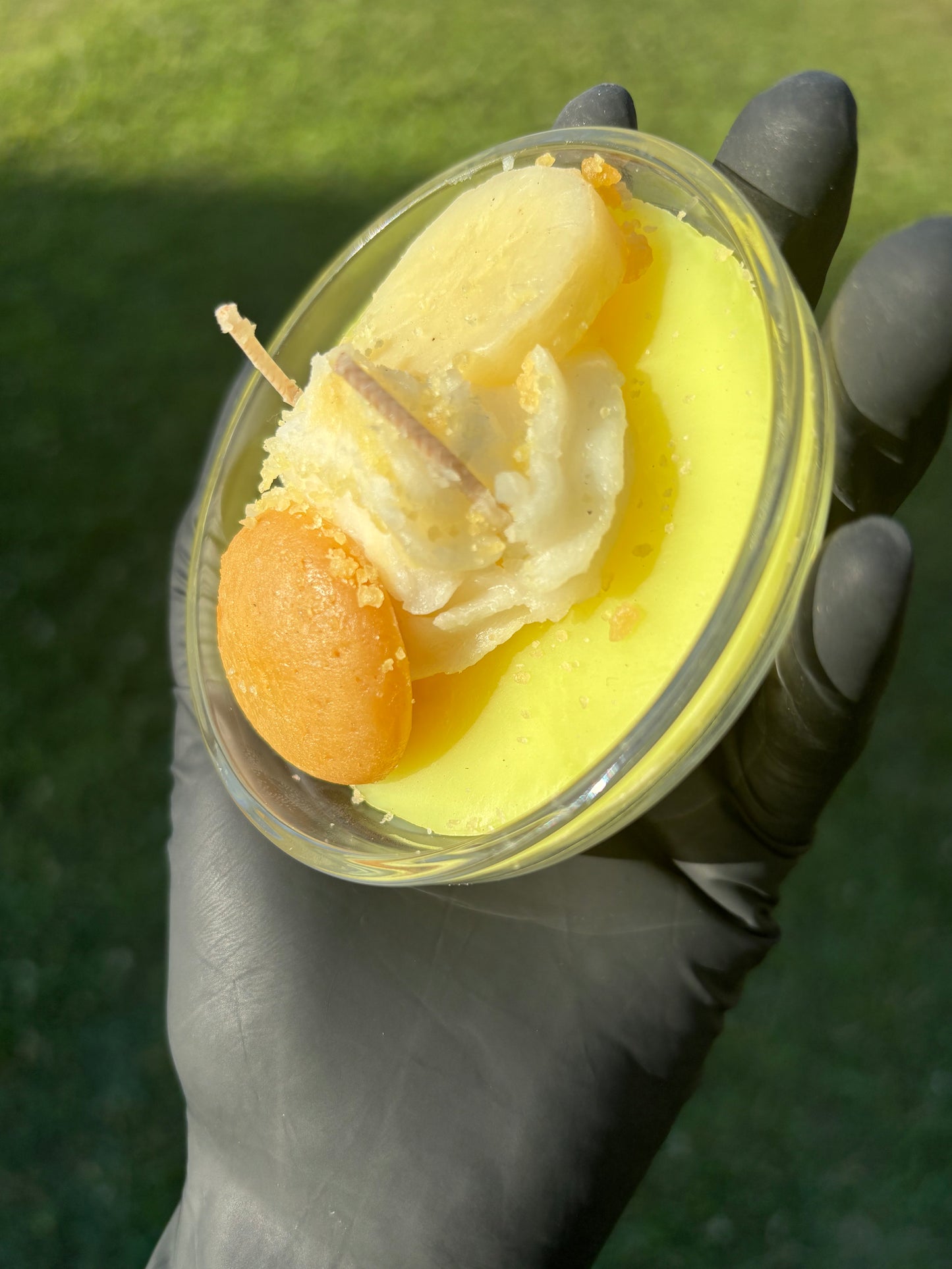 Mini Banana Pudding Candle